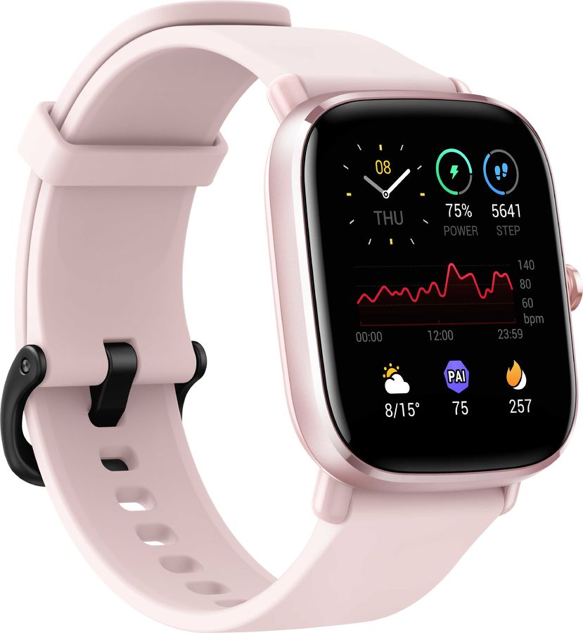 

Смарт-часы Amazfit GTS 2 mini, 1.55" AMOLED, розовый (6972596102663), GTS 2 mini
