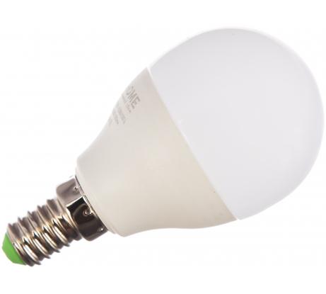 Лампа светодиодная E14 шар/P45, 6Вт, 3000K / теплый свет, 480лм, IN HOME VC (4690612020501) - фото 1