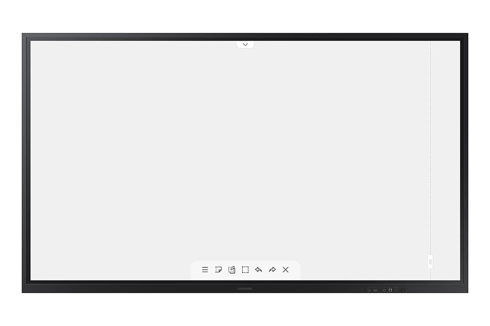Интерактивная панель Samsung WM85R, 85", 16:9, 3840x2160, инфракрасная, WiFi, Ethernet, HDMI, USB, черный
