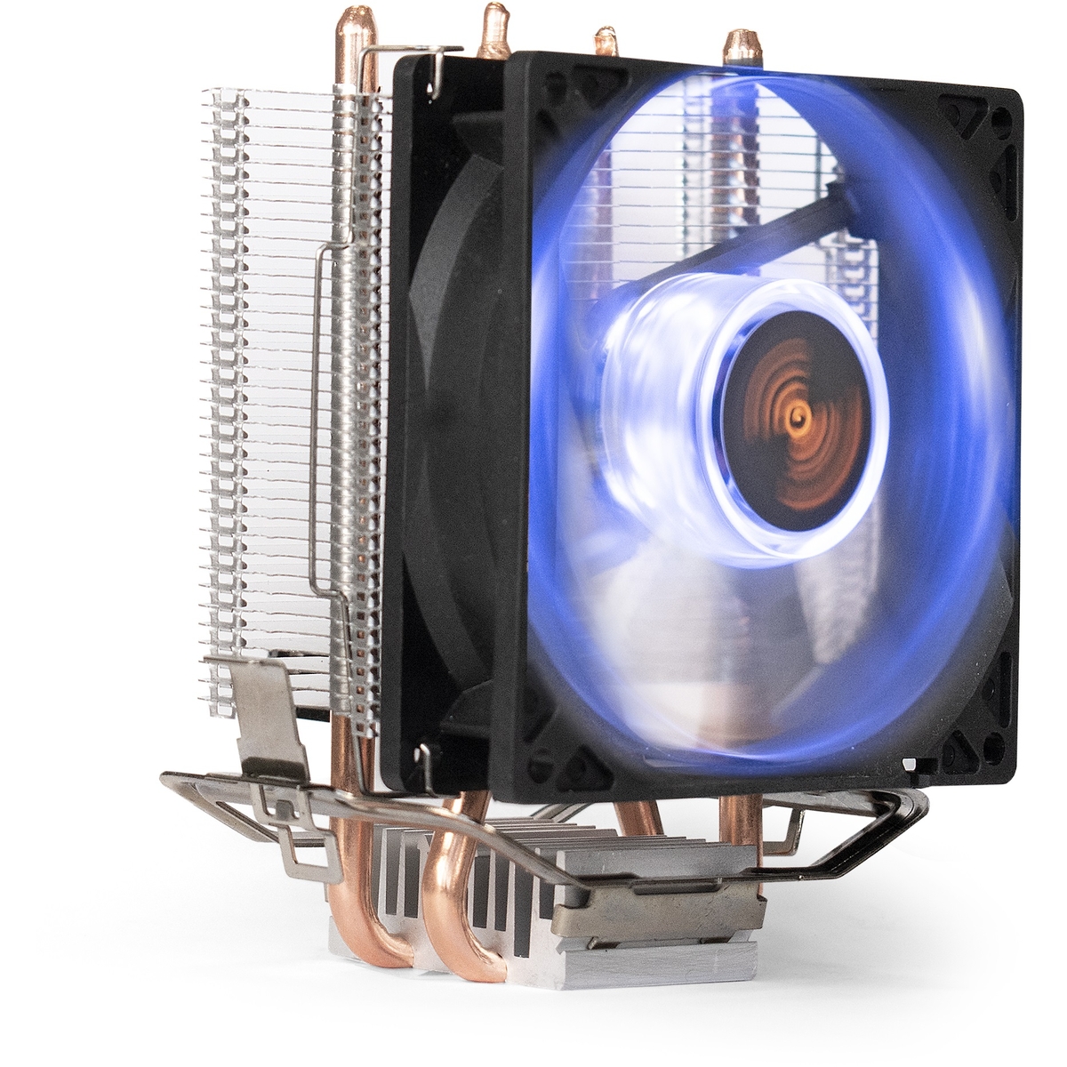 

Кулер для процессора Exegate Wizard EXX200-PWM.BLUE для Socket 775/115x/1200/AM2/AM2+/AM3/AM3+/FM1/AM4/FM2/FM2+, 90 мм, 2400rpm, 24 дБА, 95 Вт, 4-pin PWM, Al+Cu, Blue LED (EX286297RUS), Wizard EXX200-PWM.BLUE