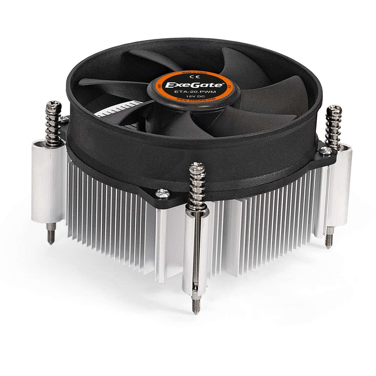 

Кулер для процессора Exegate ETA-20.PWM для Socket 775/115x/1200/1356/1366, 90мм, 2600rpm, 23.5 дБА, 100Вт, 4-pin PWM, Al (EX286143RUS), ETA-20.PWM