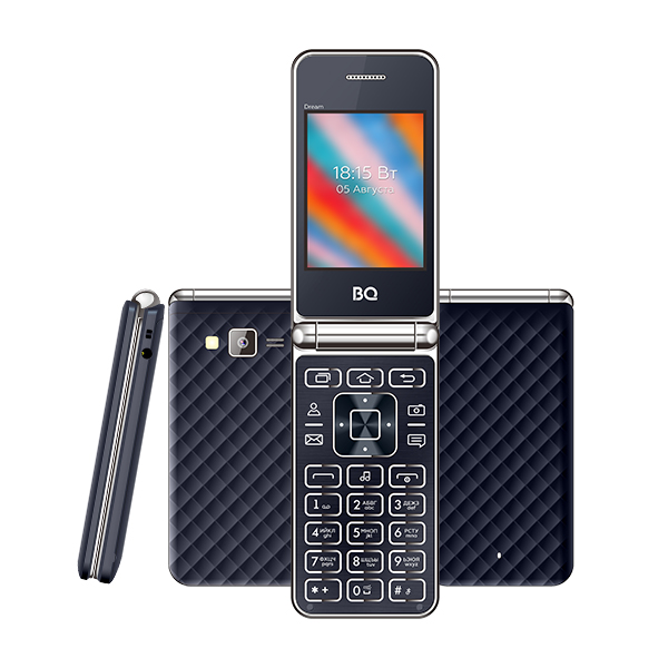 

Мобильный телефон BQ 2445 Dream, 2.4" 320x240 TN, 32Mb RAM, 32Mb, BT, 1xCam, 2-Sim, 800 мА·ч, micro-USB, темно-cиний, Темно-синий, 2445 Dream