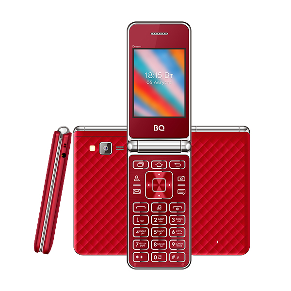 

Мобильный телефон BQ 2445 Dream, 2.4" 320x240 TN, 32Mb RAM, 32Mb, BT, 1xCam, 2-Sim, 800 мА·ч, micro-USB, красный, 2445 Dream