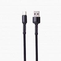 

Кабель USB 2.0(Am)-Type-C, 1м, черный Kurato RORI T510 (110237), T510