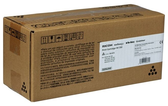 Картридж лазерный Ricoh IM350/418133/419082, черный