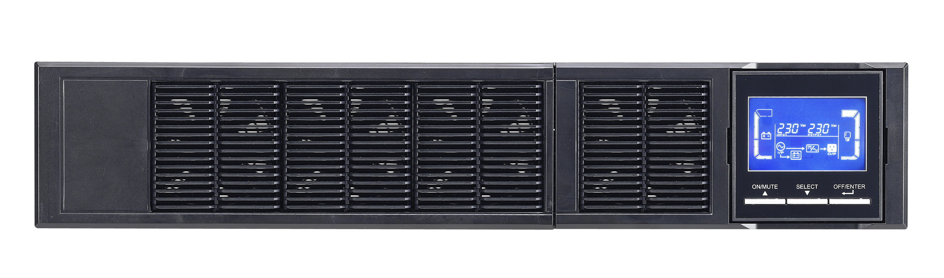 ИБП GIGALINK GL-UPS-OL01L-1-1/6A, 1000 В·А, 800 Вт, IEC, розеток - 6, USB, черный (без аккумуляторов)