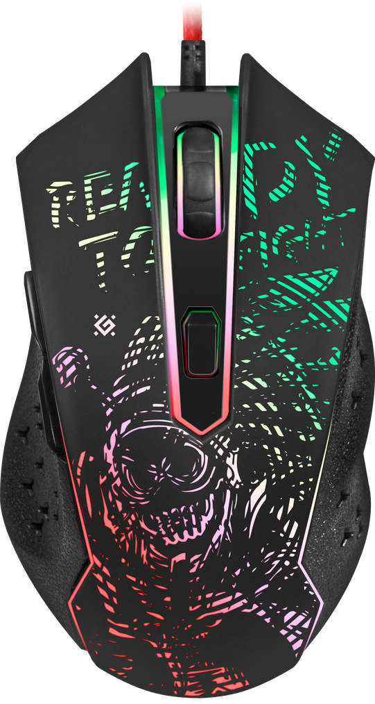 

Мышь проводная Defender Destiny GM-918, 3200dpi, оптическая светодиодная, USB, черный (52918), Destiny GM-918