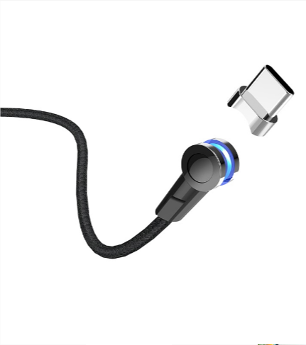 

Кабель USB 2.0(Am)-Type-C, поворотный, 3A быстрая зарядка, 1.2м, черный HOCO s8 (00000332969), s8