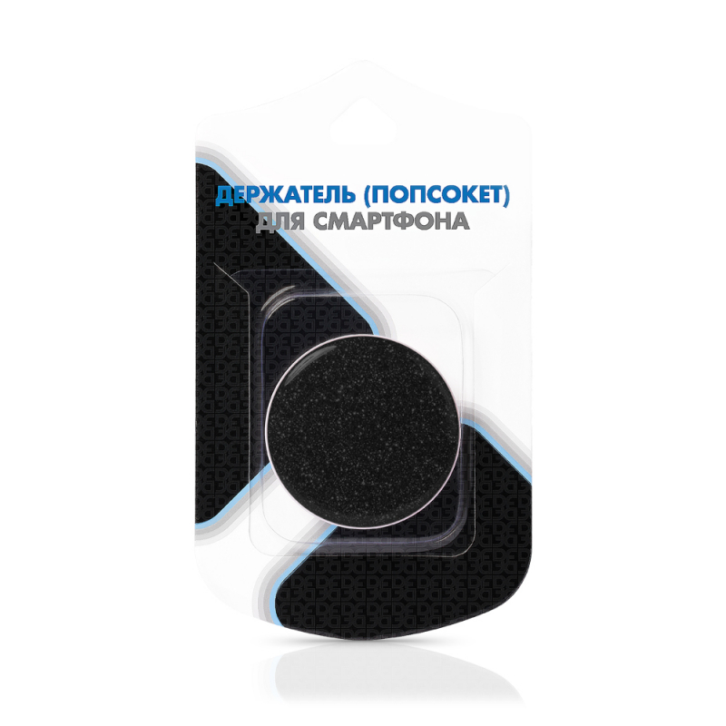 

Держатель(попсокет) DF Pop-01, черный, Pop-01