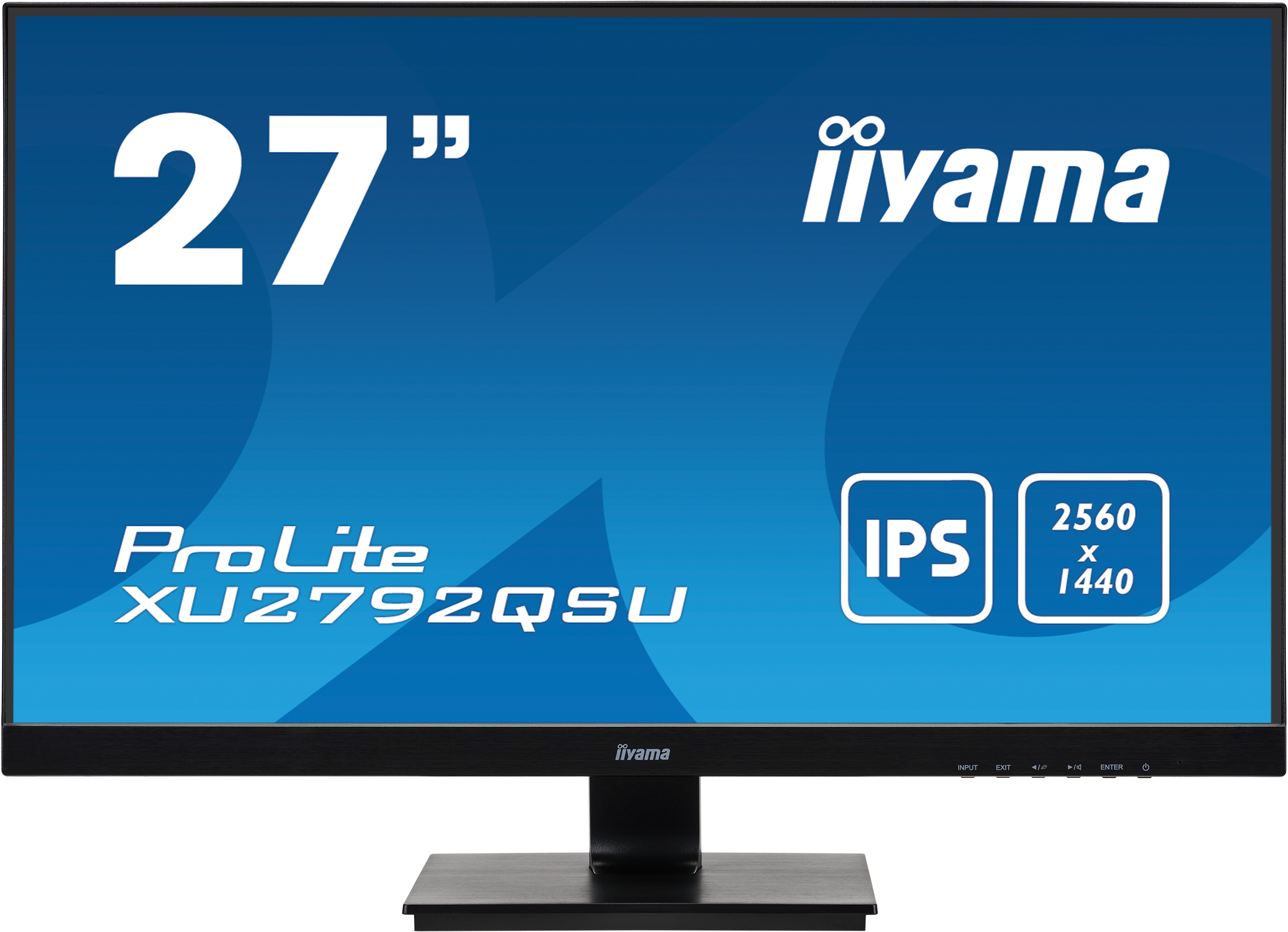 

Монитор 27" Iiyama ProLite XU2792QSU-B1 IPS, 2560x1440 (16:9), 350кд/м2, 70Hz, 5мс, 178°/178°, FreeSync, DVI, HDMI, DisplayPort, USB-Hub, черный (XU2792QSU-B1), XU2792QSU-B1
