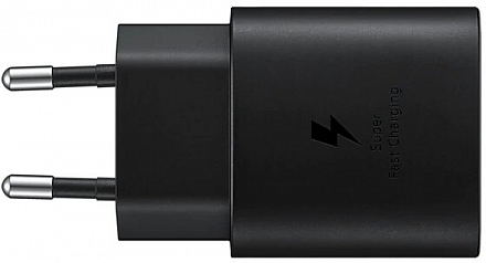 Сетевое зарядное устройство Samsung EP-TA800, PD 25 Вт, черный