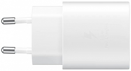 

Сетевое зарядное устройство Samsung EP-TA800 25 Вт, USB type-C, PD, белый (EP-TA800NWEGRU), EP-TA800
