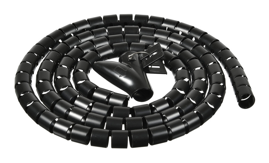 Кабельный органайзер Buro BHP CG155B Spiral Hose, 1.5 см, 1.5 м, черный