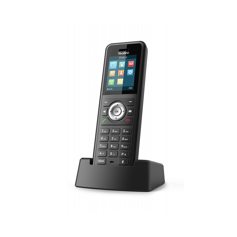 

VoIP-телефон Yealink W59R, монохромный дисплей, черный (W59R), W59R