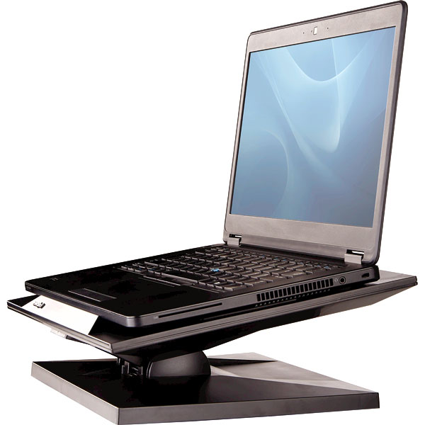 

Охлаждающая подставка для ноутбука 17" Fellowes FS-80384, пластик, черный (FS-80384), FS-80384