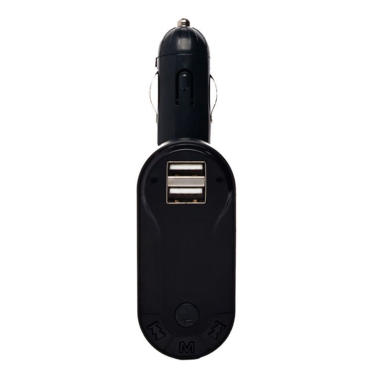 

FM-трансмиттер FM-I9, USB, AUX, microSD, ПДУ, Black, Черный, FM-I9