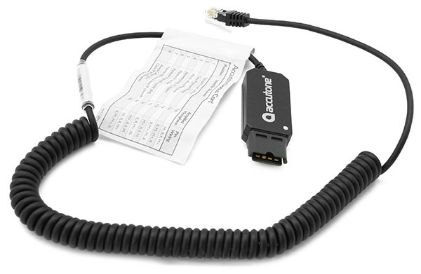 

Адаптер-переходник Accutone Lexsus Cord QD PLT - RJ для телефонных гарнитур , черный, Cord QD PLT - RJ
