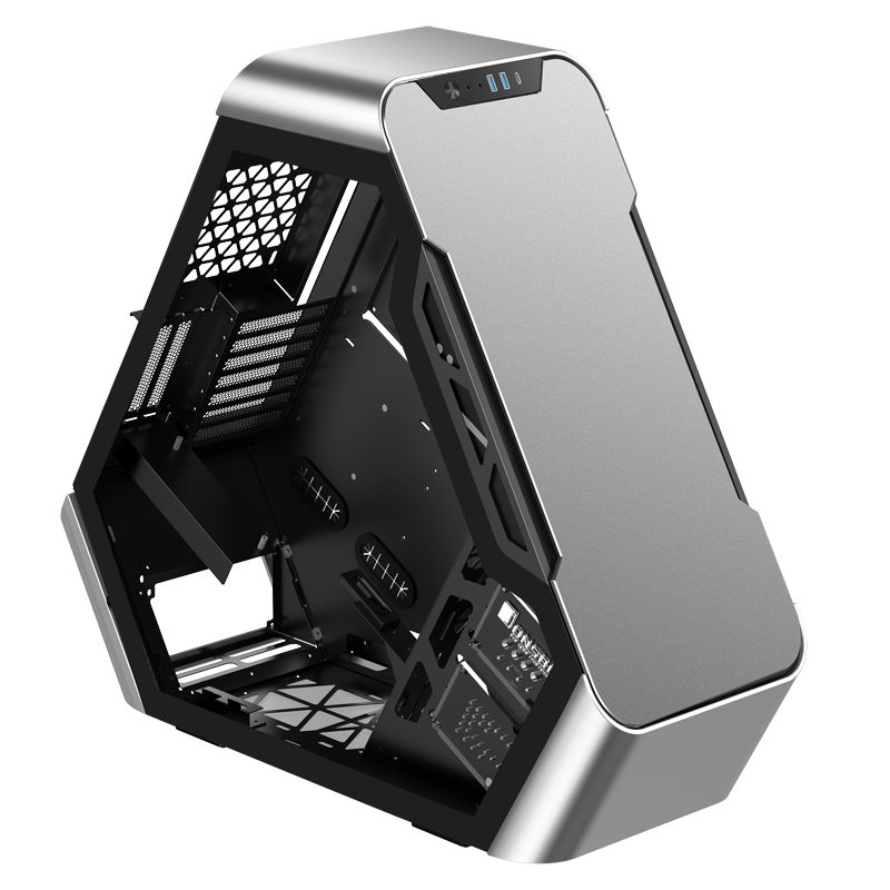 

Корпус JONSBO TR03-A, ATX, Midi-Tower, 2xUSB 3.0, USB Type-C, серебристый, без БП (PCC_JB_TR03-A), TR03-A