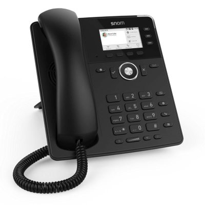 

VoIP-телефон Snom D717, монохромный дисплей, PoE, черный, D717