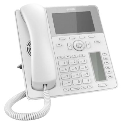 

VoIP-телефон Snom D785, 12 линий, 12 SIP-аккаунтов, цветной дисплей, PoE, белый (D785 White), D785