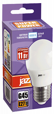 Лампа Jazzway PLED-SP G45 11w E27 4000K (5019362)