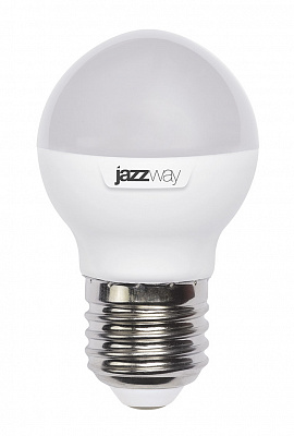 

Лампа светодиодная E27 шар/G45, 11Вт, 3000K / теплый свет, 820лм, Jazzway PLED- SP G45 11w E27 3000K POWER (5019331), PLED- SP G45 11w E27 3000K