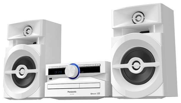 Мидисистема Panasonic SC-UX100EE-W, 300 Вт, оптический привод CD, белый