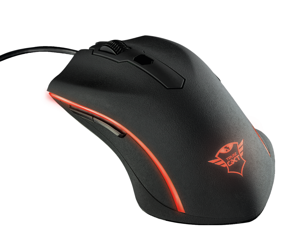 

Мышь проводная Trust GXT 177 Rivan RGB, 14400dpi, оптическая светодиодная, USB, черный (21294), GXT 177 Rivan RGB