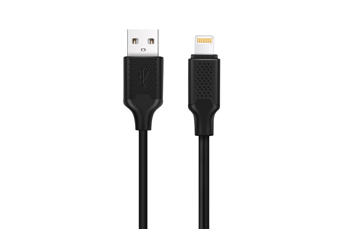 

Кабель USB 2.0(Am)-Lightning 8-pin, 2A быстрая зарядка, 1м, черный HARPER BCH-521, BCH-521