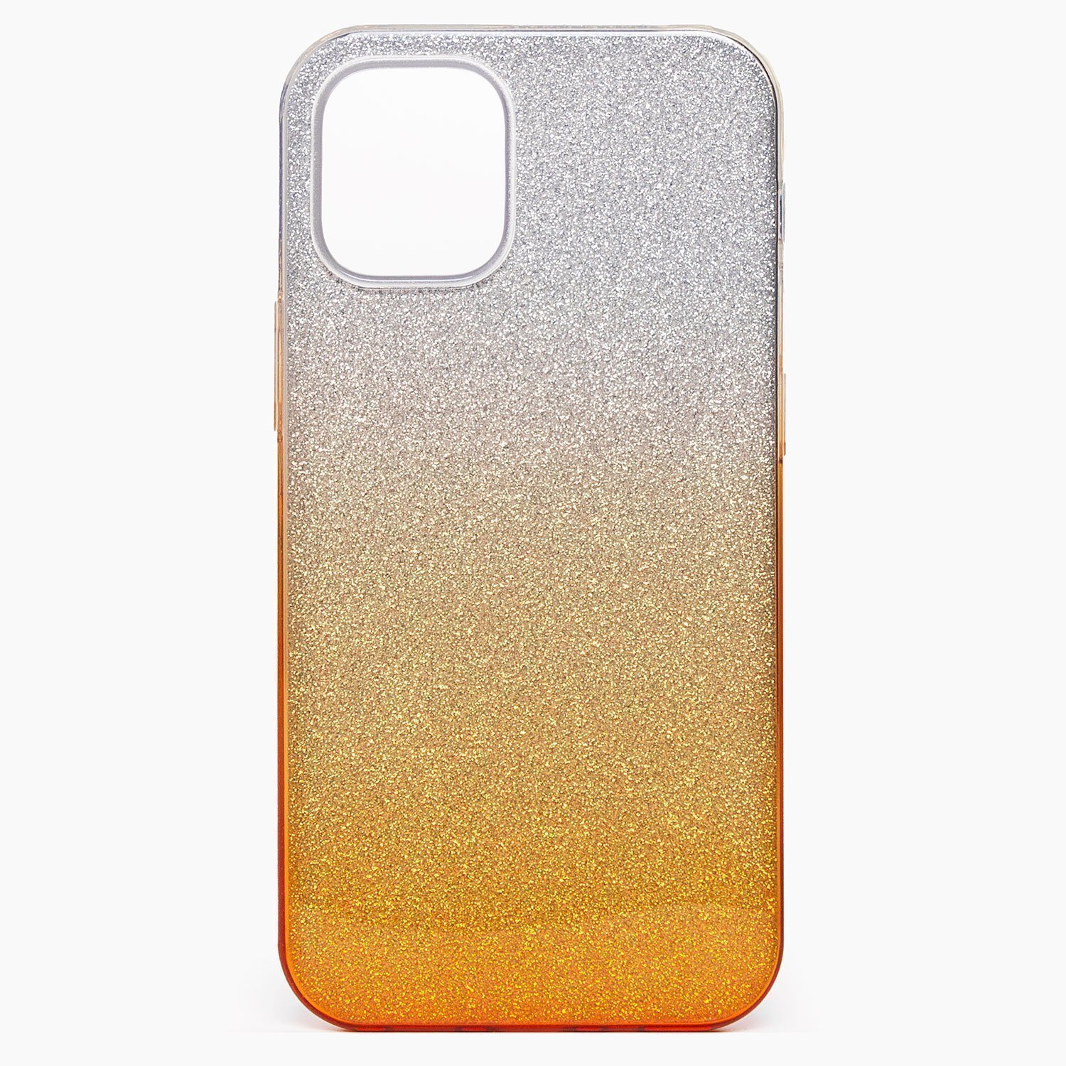 

Чехол-накладка SC097 для смартфона Apple iPhone 12 mini, силикон, золотистый/серебристый (градиент) (119619)