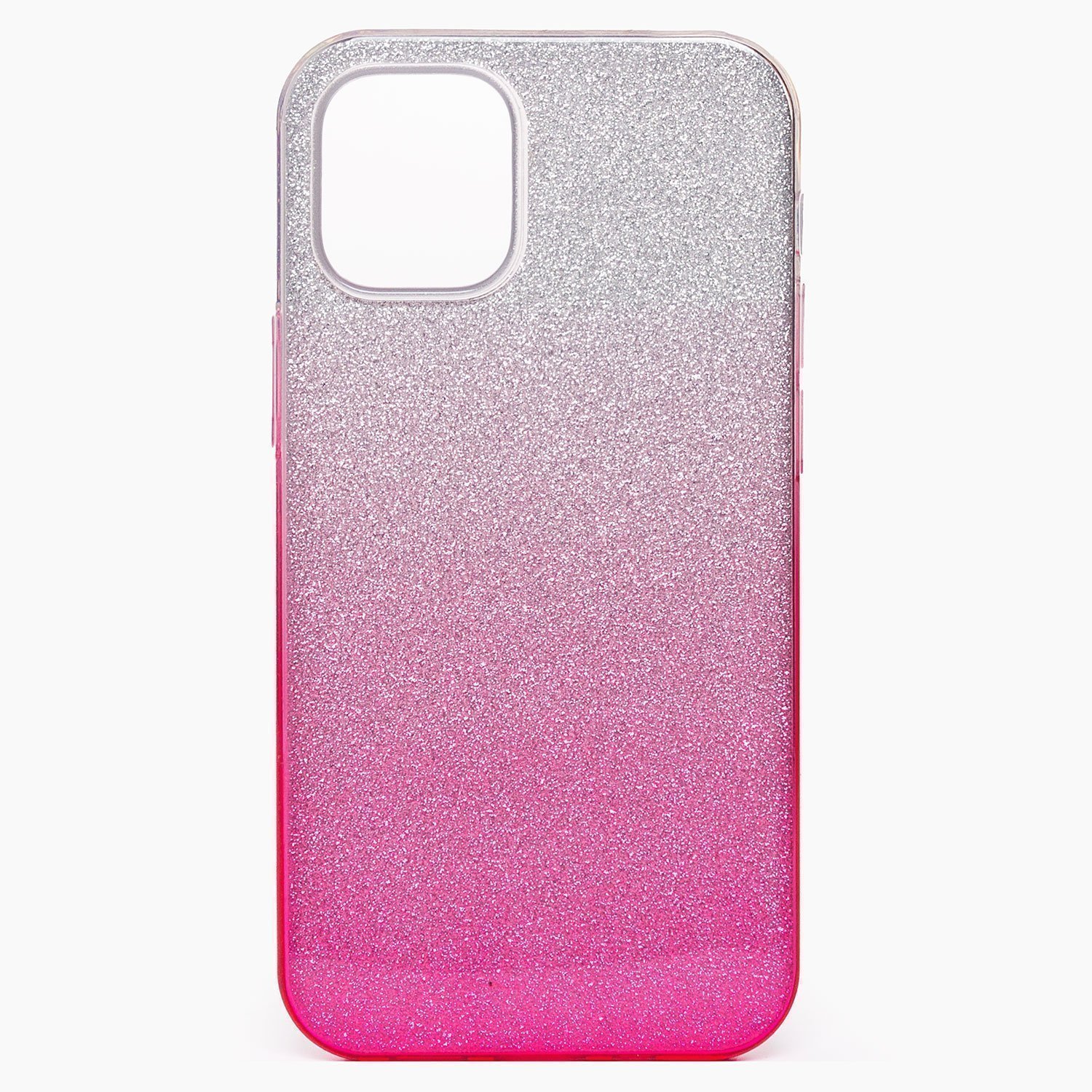 

Чехол-накладка SC097 для смартфона Apple iPhone 12 mini, силикон, розовый/серебристый (градиент) (119620)