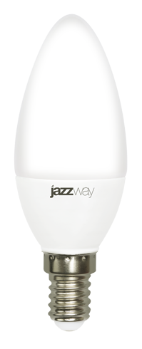 

Лампа светодиодная E14 свеча/C37, 7Вт, 4000K / белый, 560лм, Jazzway PLED-SP C37 7w E14 4000K (5018884), PLED-SP C37 7w E14 4000K