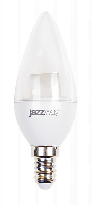 

Лампа светодиодная E14 свеча/C37, 7Вт, 3000K / теплый свет, 540лм, Jazzway PLED-SP C37 7w CL E14 3000K POWER (2853097), PLED-SP C37 7w CL E14 3000K