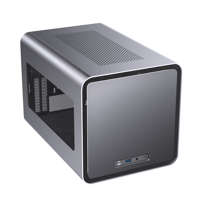 

Корпус JONSBO V8, Mini-ITX, Mini-Tower, USB 3.0, USB Type-C, серый, без БП (PCC_JB_V8), V8