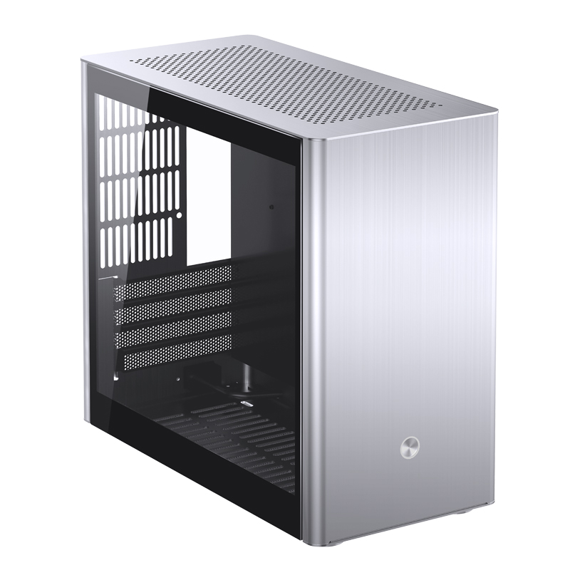 Корпус JONSBO V9, mATX, Mini-Tower, 2xUSB 3.0, серебристый, без БП (PCC_JB_V9_Silver)