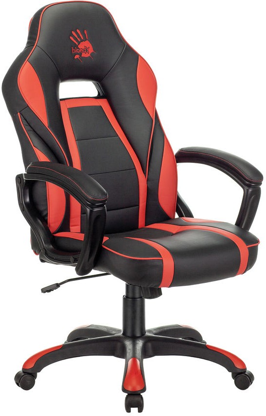 Кресло игровое A4TECH Bloody GC-350, черный/красный