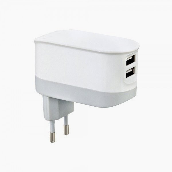 

Сетевое зарядное устройство budi M8J029E 5W, 2USB, Quick Charge, 2.4A, белый (70580), M8J029E