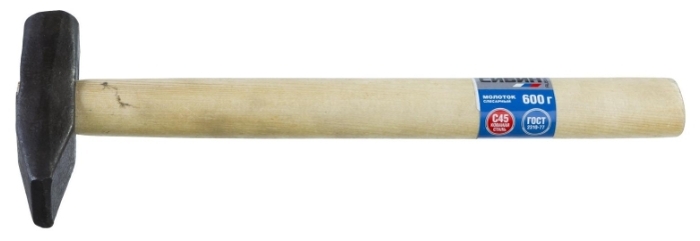 Молоток, боек сталь 600 г, СИБИН 20045-06