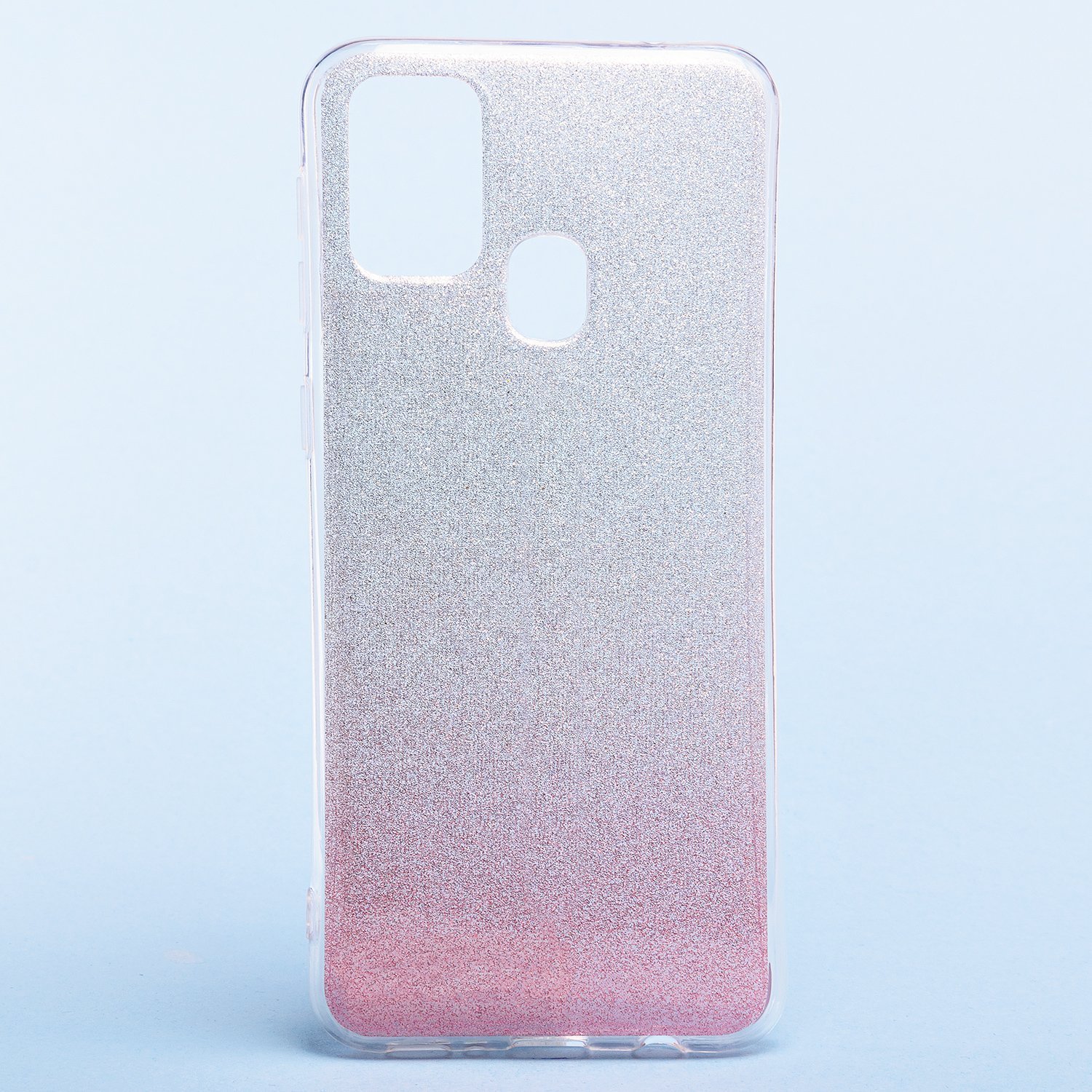

Чехол-накладка Glamour для смартфона Samsung SM-M315 Galaxy M31, силикон, rose/silver (119258)