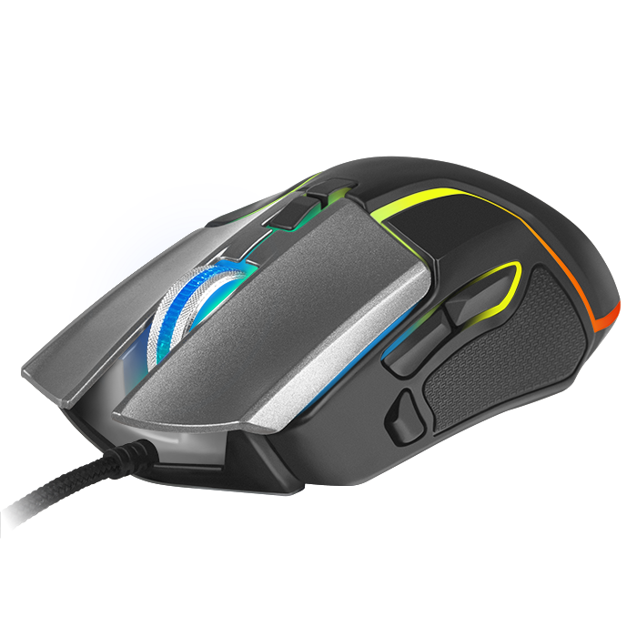 

Мышь проводная Sven RX-G960, 6400dpi, оптическая лазерная, USB, черный (SV-018924), RX-G960