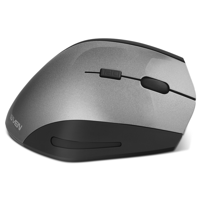 

Мышь беспроводная Sven RX-580SW, 1600dpi, оптическая лазерная, Wireless, USB, серый (SV-017781), RX-580SW