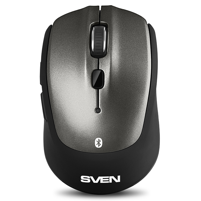 

Мышь беспроводная Sven RX-585SW, 1600dpi, оптическая светодиодная, Wireless, Bluetooth / USB, серый (SV-017965), RX-585SW