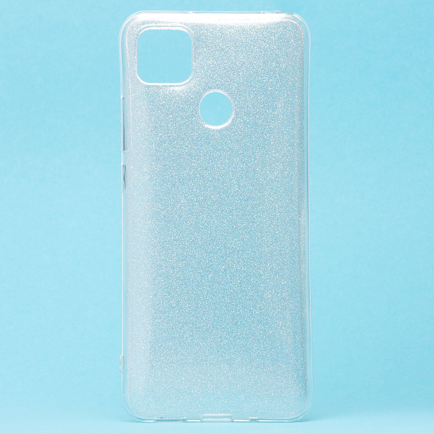 

Чехол-накладка Glamour для смартфона Xiaomi Redmi 9C, силикон, silver (119243)