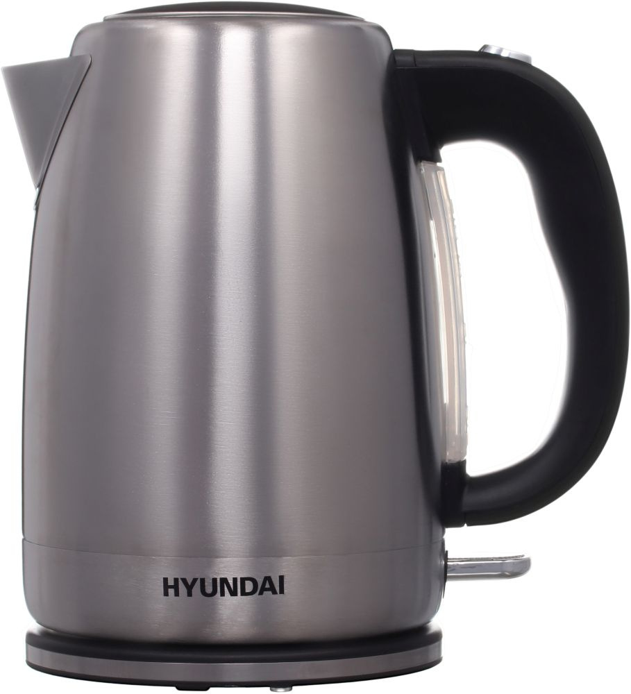 

Чайник Hyundai HYK-S2030 1,7л. 2200Вт, Закрытый нагревательный элемент, металл, серебристый матовый/черный (HYK-S2030), HYK-S2030
