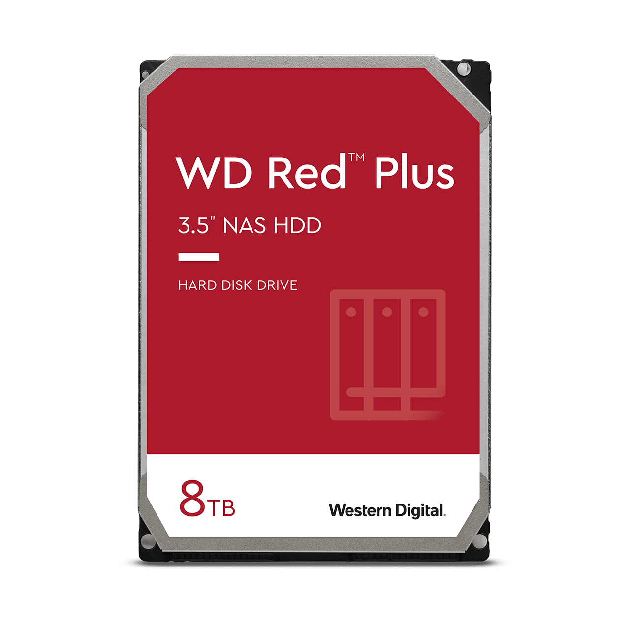 

Жесткий диск (HDD) Western Digital 8Tb Red Plus, 3.5", 7200rpm, 256Mb, SATA3 (WD80EFBX)