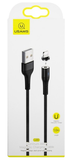 

Кабель USB-Lightning 8-pin, 2A, 1м, черный USAMS