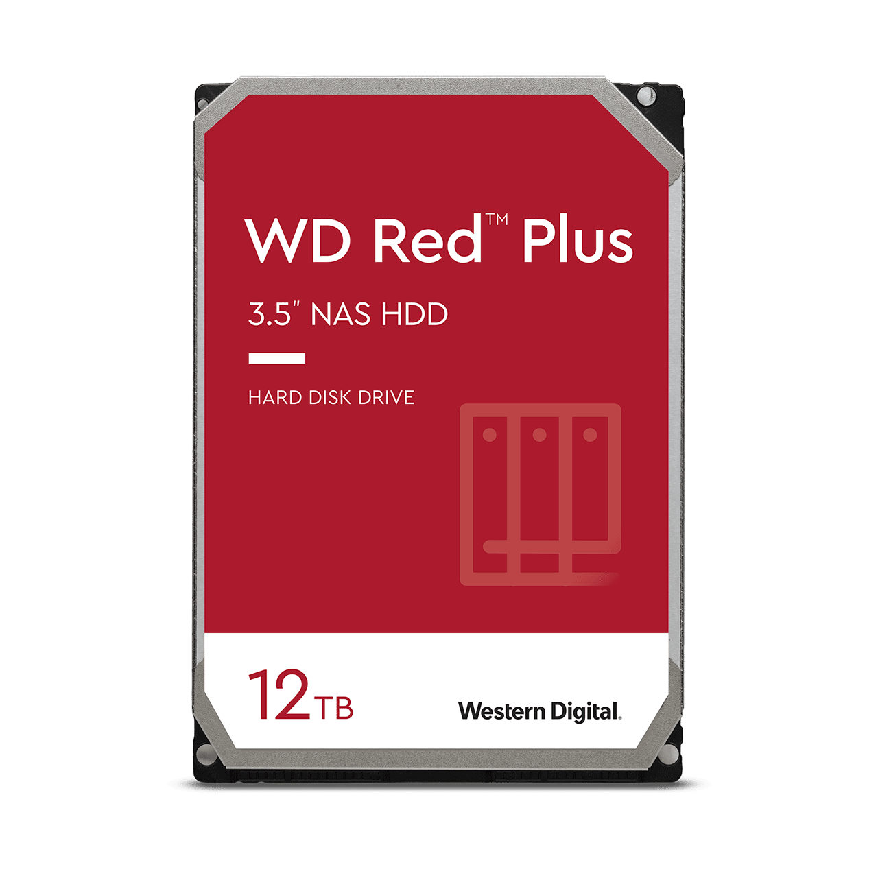 

Жесткий диск (HDD) Western Digital 12Tb Red Plus, 3.5", 7200rpm, 256Mb, SATA3 (WD120EFBX)