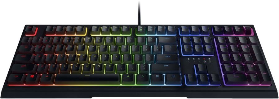 Клавиатура проводная Razer Ornata V2, гибридная, подсветка, USB, черный (RZ03-03380700-R3R1)