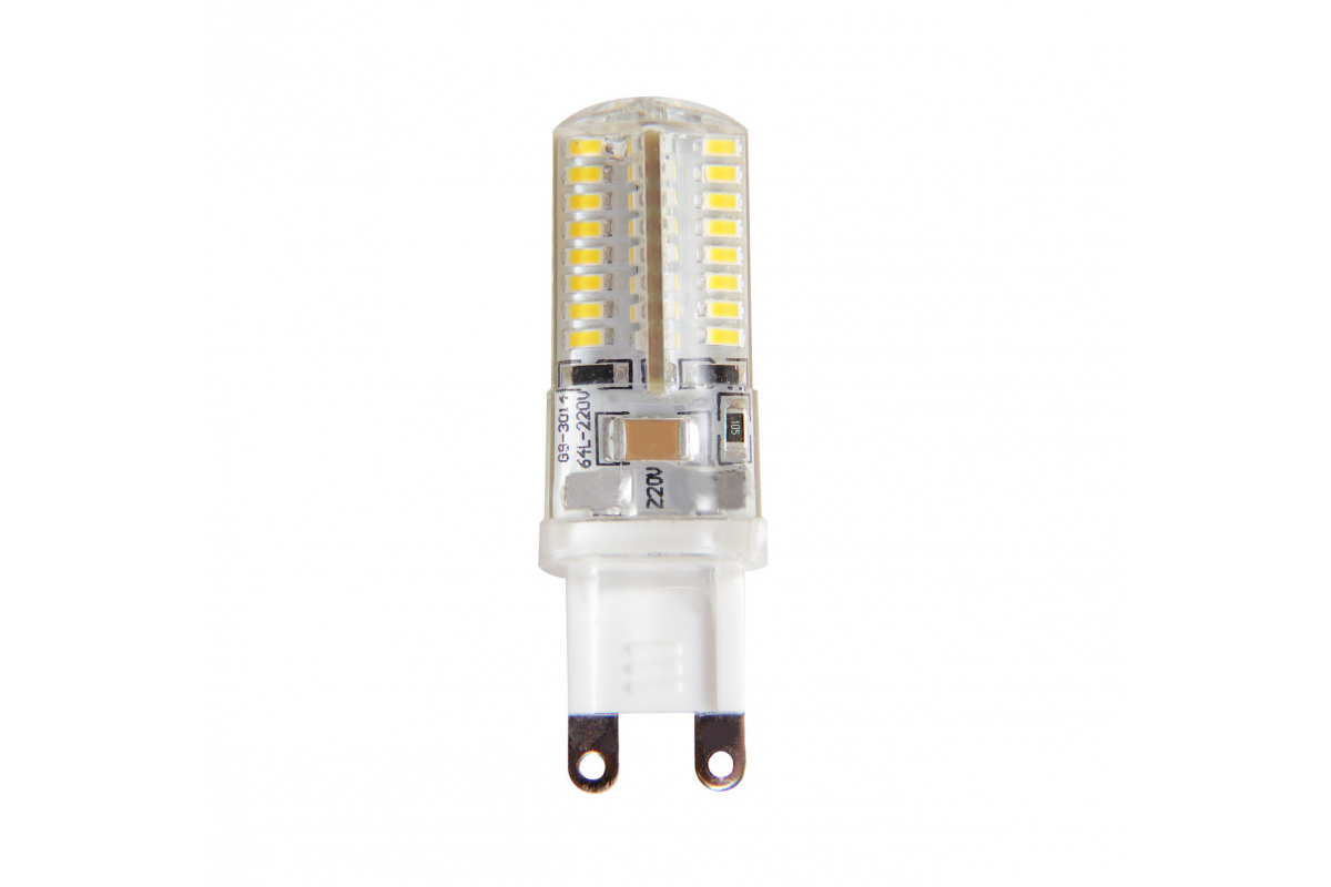 Лампа светодиодная, G9, JC, 220 В, 7 Вт, 2700K, Jazzway PLED-G9 7w 2700K 400Lm