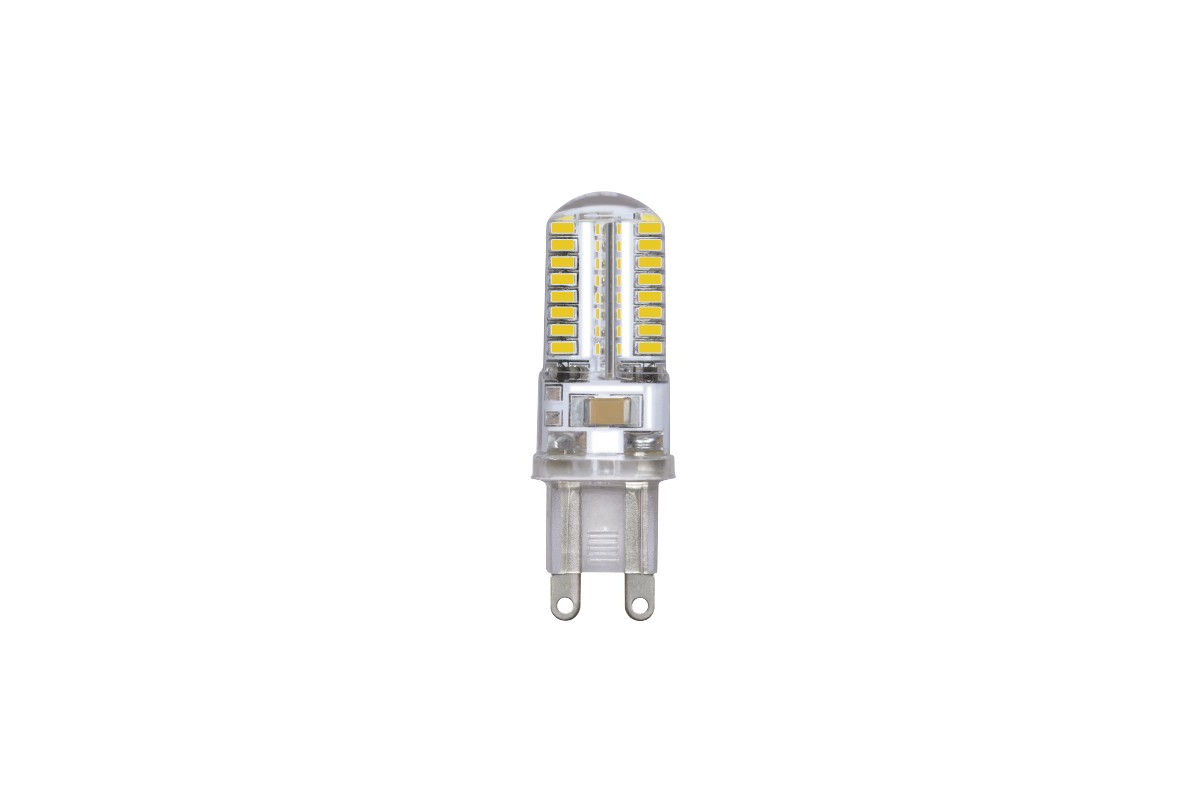 

Лампа светодиодная G9, JC, 220В, 5Вт, 320лм, 4000K/белый, 75 Ra, Jazzway PLED-G9 5w 4000K 320Lm (1032133B), PLED-G9 5w 4000K 320Lm